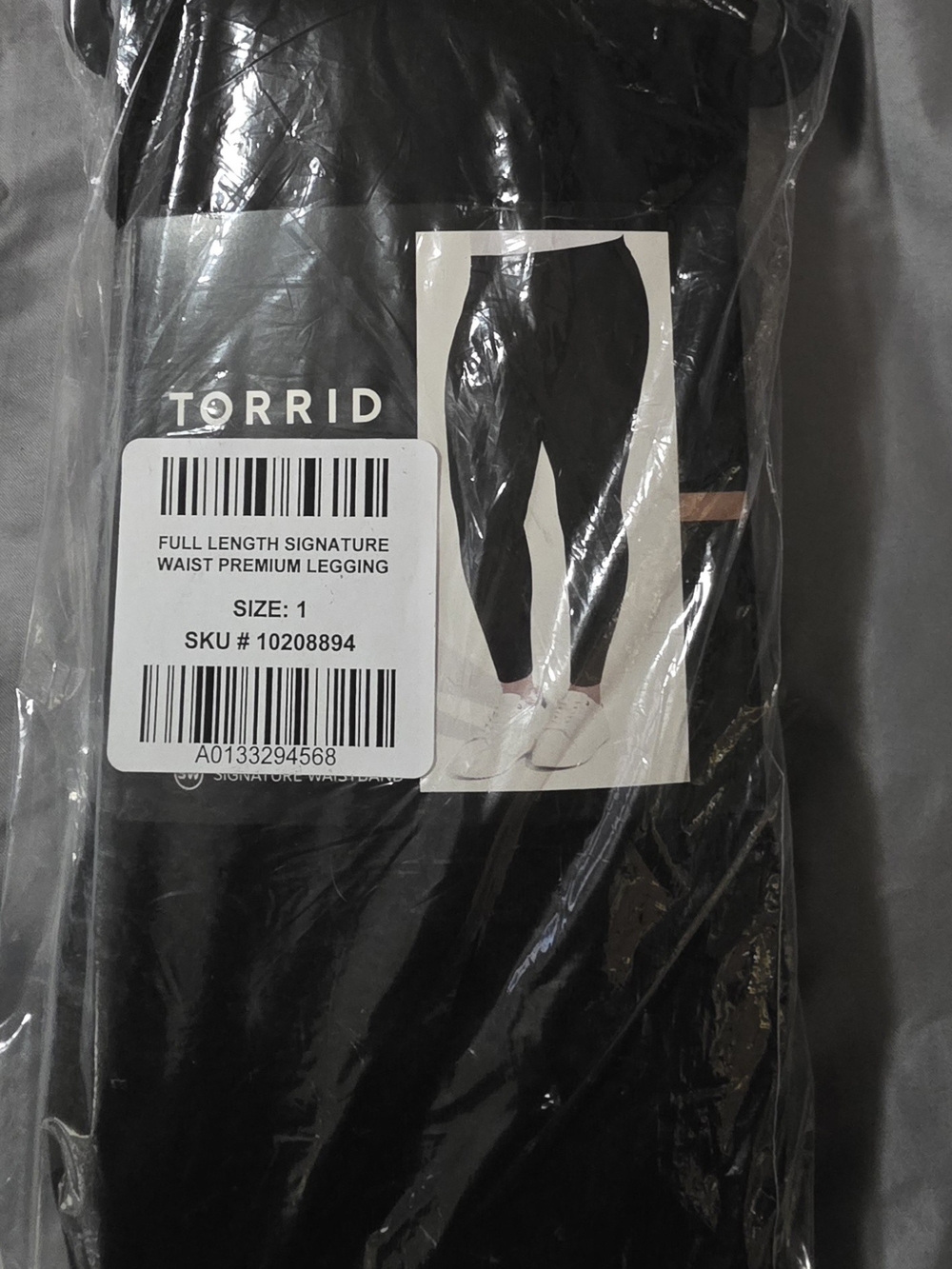 Torrid Black Full-Length Signature Waist Leggings In Deep Black